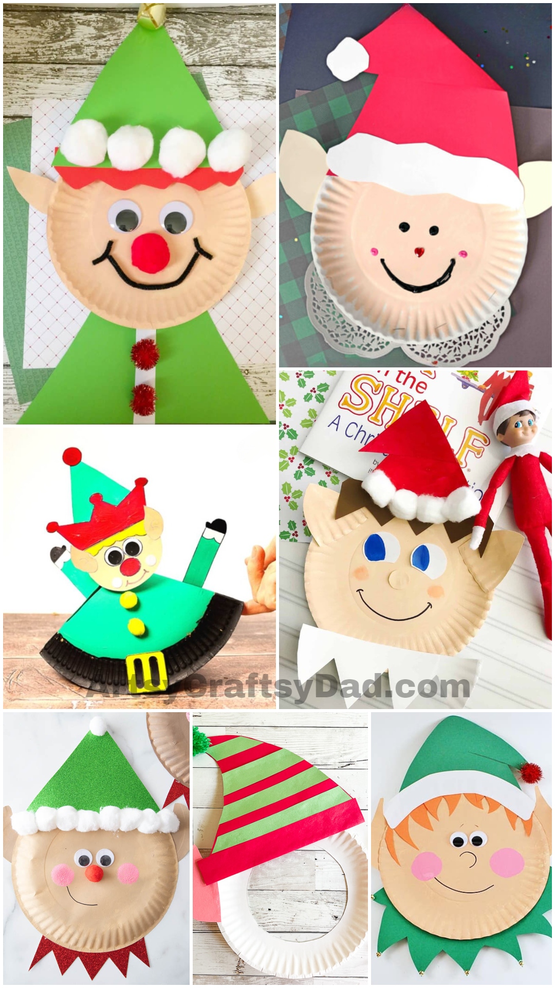 Easy Paper Plate Elf Crafts