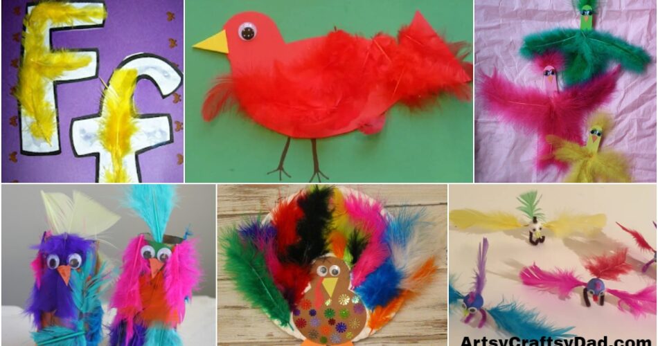 Feather Craft Ideas For Kids