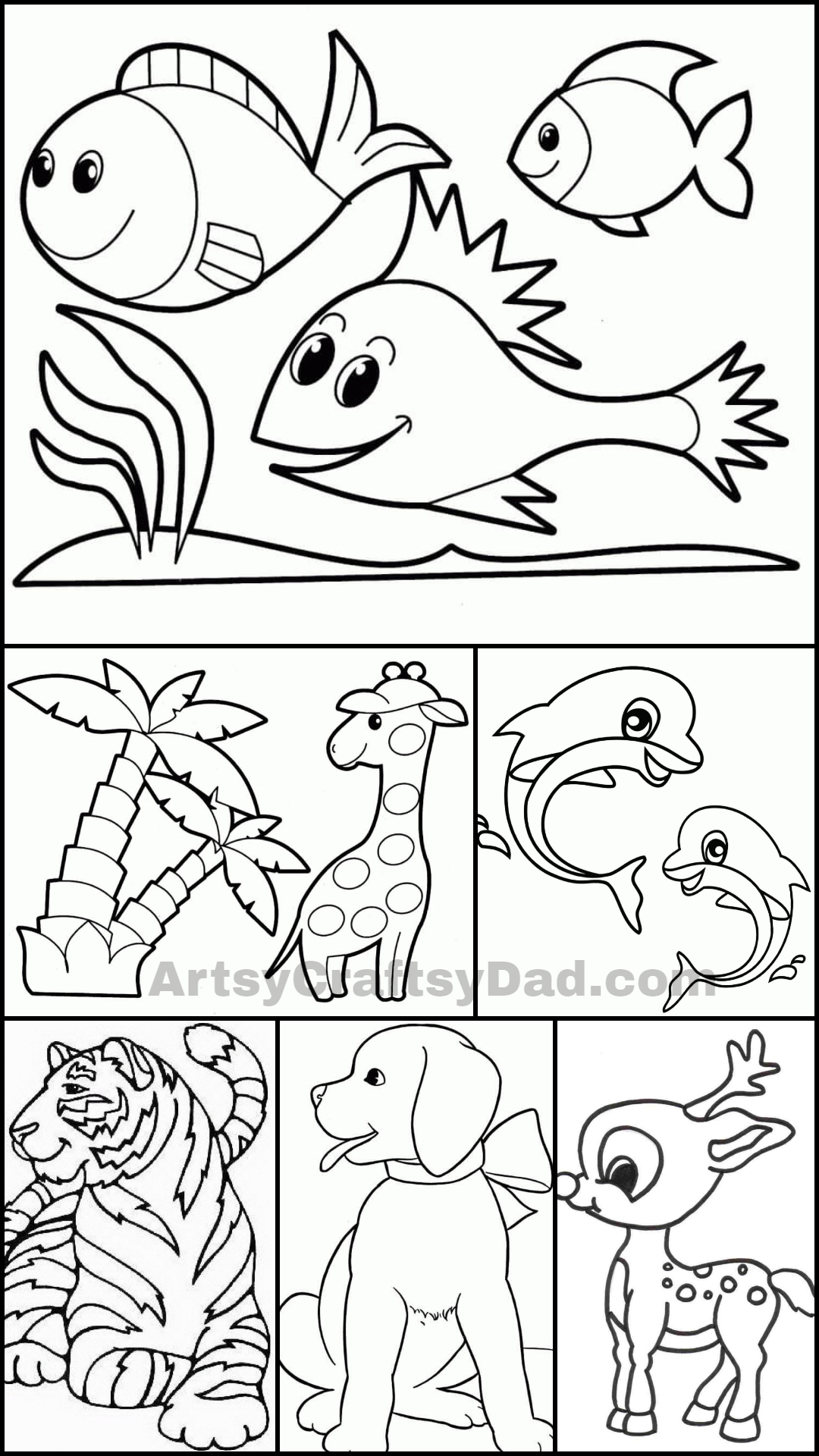 Free Printable Animal Coloring Pages for Kids