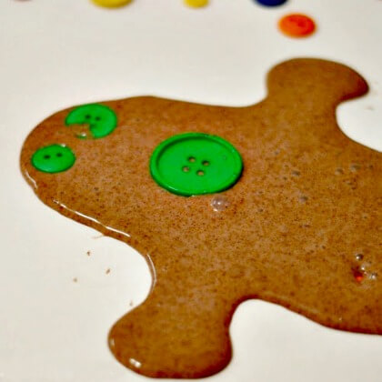Fun To Make Gingerbread Slime Recipe Idea For Preschoolers - Undertaking gingerbread man-related experiences with pre-kindergarten children