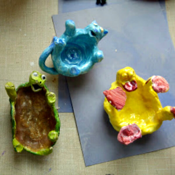 Funny Pinch Pot Creature Gift Idea For Kids - Ideas for Making a Pinch Pot