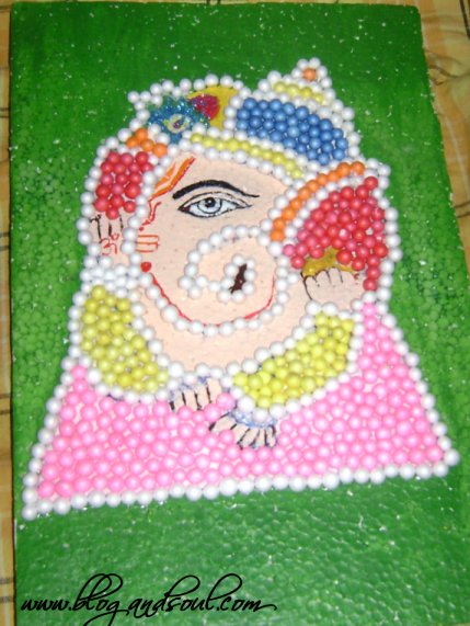 Gorgeous Ganesha Decoration With Thermocol & Paints - Entertainment Possibilities for Kids on Ganesh Chaturthi