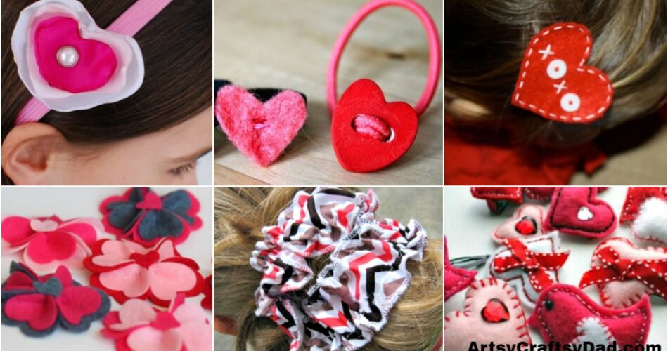 Hair Bow Craft Ideas to Celebrate Valentine’s Day