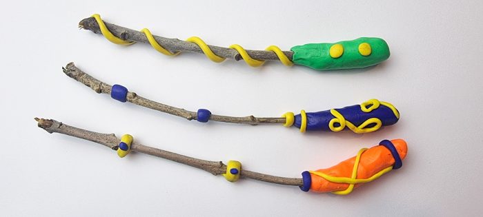 Handmade Polymer Clay Magic Wand Craft On Harry Potter Themed - Designing Harry Potter Polymer Clay Ideas for Little Ones