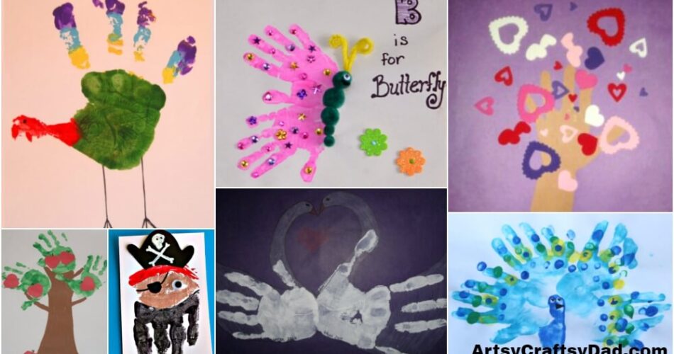 Handprint Art & Crafts For Toddlers