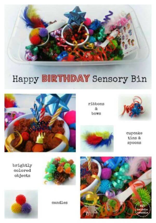 Happy Birthday Sensory Bin Activity For Preschoolers - Engaging Sensory Exercises To Boost the Improvement And Expansion Of Children
