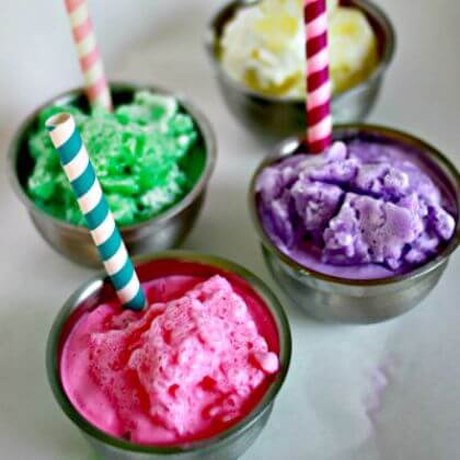 Homemade Frozen Smoothie Paint Recipe For Toddlers Activity - Stimulating activities and artwork for little ones 