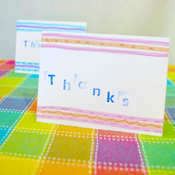 Homemade Thankful Card Gift Idea For Thanksgiving - Activities to Help Kids Express Gratitude