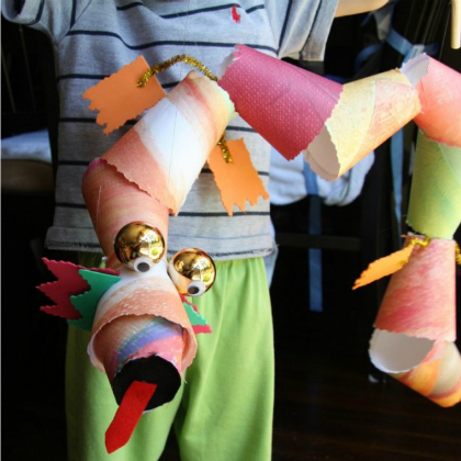 How To Make Chinese Dragon Using Recycled Disposable Cups, Pipe Cleaners, Paper & Googly Eyes - Projects for Kids Using Disposable Cups 