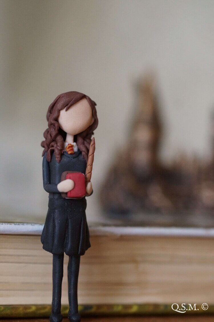 How To Make Hermione Granger Out Of Polymer Clay - Making Harry Potter Figures with Polymer Clay for Kids
