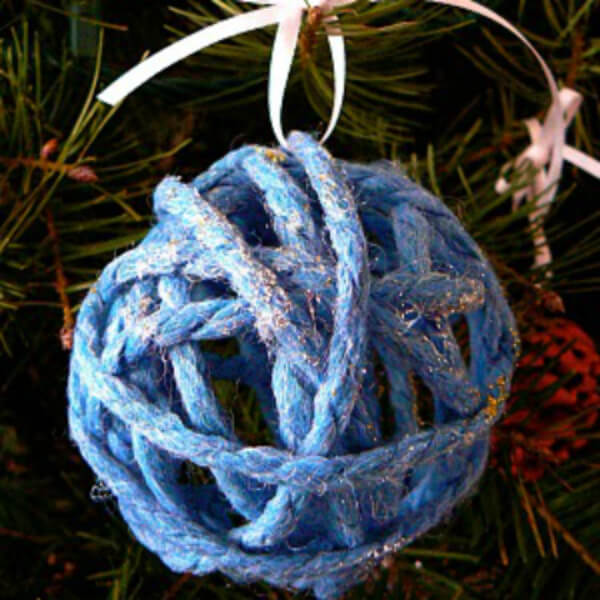 How To Make Sparkly Yarn Ornament Using Balloon - Fabricating Do-It-Yourself Xmas Ornaments for the Youngsters