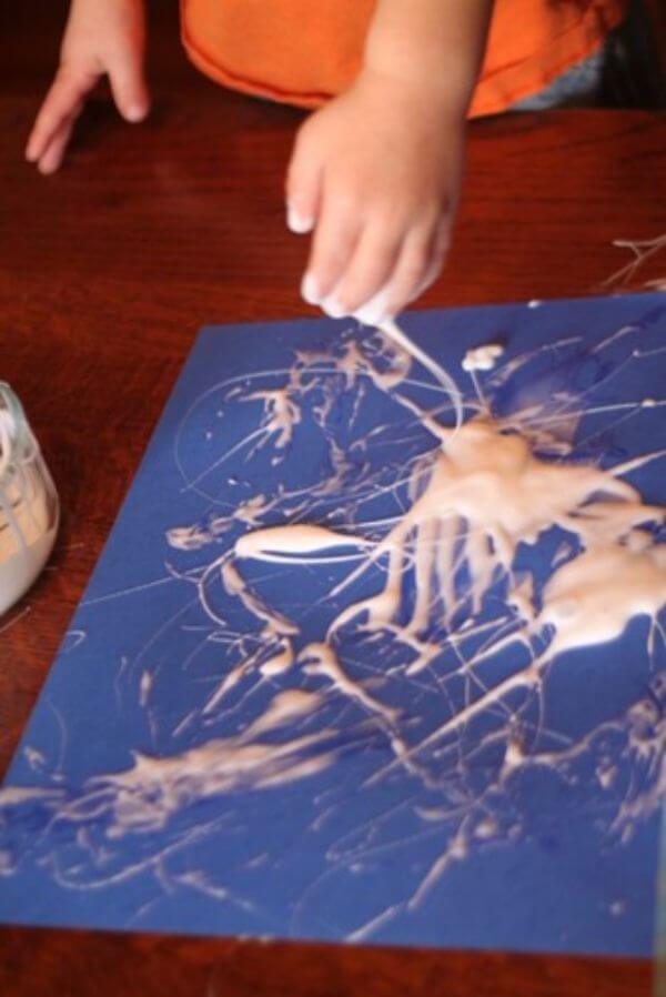 Indoor Salt Paint Sensory Activity On Paper - Vigorous Sensory Activities To Encourage Expansion And Progress Of Children