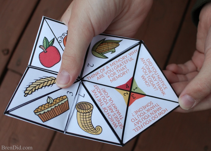 Interesting Thanksgiving Cootie Catcher Activity For Kids - Innovative Pursuits for Youngsters to Convey Gratitude