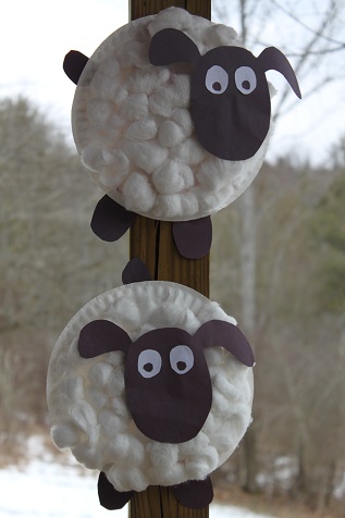 Little Farm Animal Wooly Sheep Craft For Toddlers Using Paper Plate & Cotton Balls - Inventive Ways to Use Cotton Balls