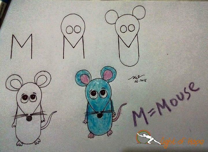 M For Mouse Alphabet - Designing Alphabet Illustrations for Youngsters