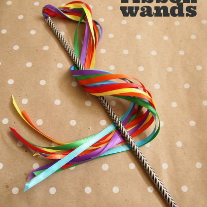 Make Your Own Fun Washi Tape Ribbon Wand Craft Making In 5 Minutes - Projects You Can Make Using Washi Tape