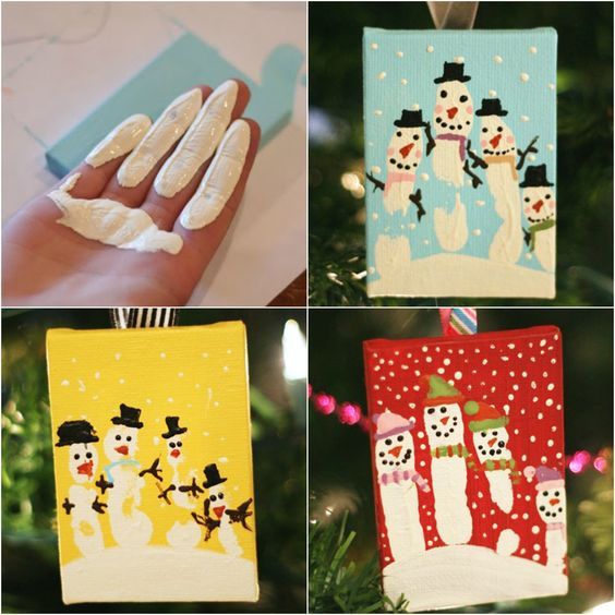 Personalize Handprint Card Gift Idea For Christmas Parties - Making Christmas Artwork with Little Ones' Hands