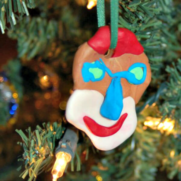 Picasso-Inspired Christmas Tree Ornament Craft Made With Clay - Creating DIY Christmas Accessories for Kiddies