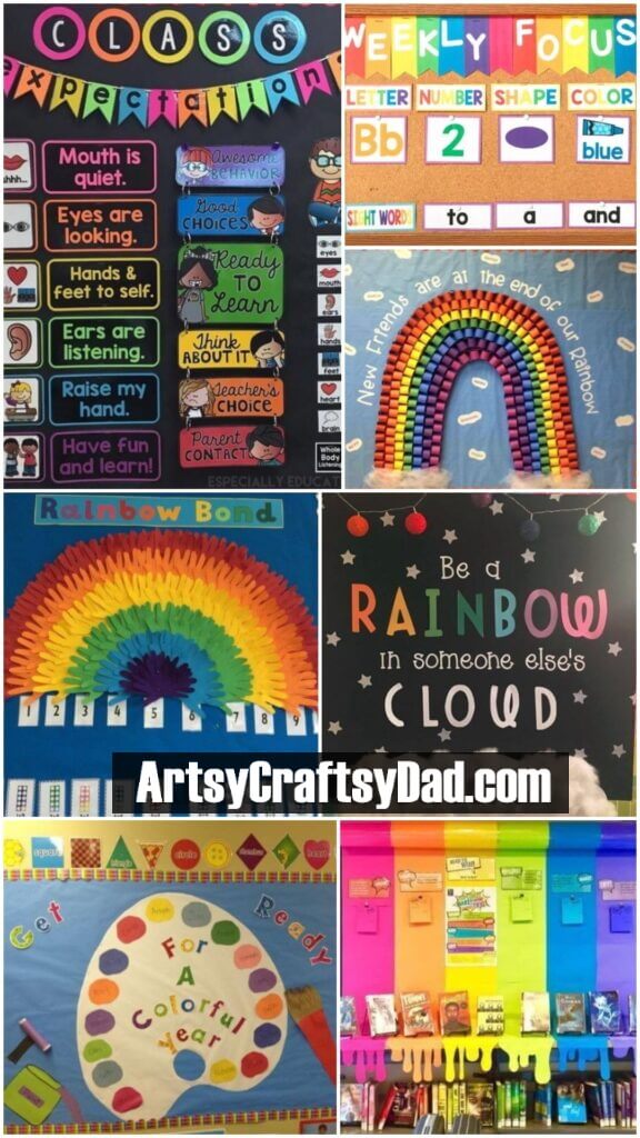 Rainbow Bulletin Board Ideas for Teachers