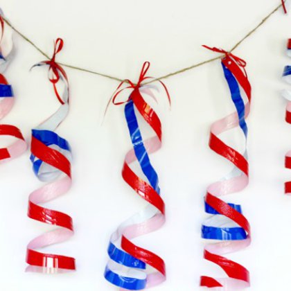 Red Blue Plastic Cup Twirlers Craft Idea For 4th of July celebration - Utilizing Throwaway Cups for Kids’ Crafts