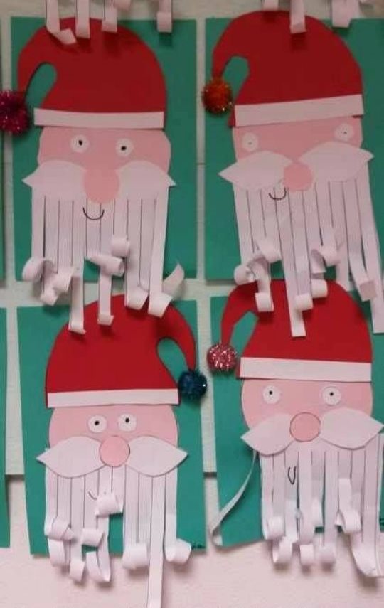 Simple & Easy Paper Santa Christmas Craft For Kids - Get the kids in the holiday spirit with Santa-inspired activities.