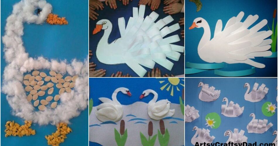 Simple Swan Craft Ideas for 7-10 Year Old Kids