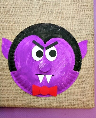 Simple To Make Paper Plate Monster Craft For Halloween - Preschoolers can have a blast making crafts out of Halloween paper plates.