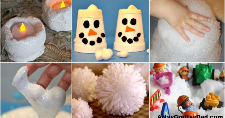 Snow Crafts and Activities For Kids