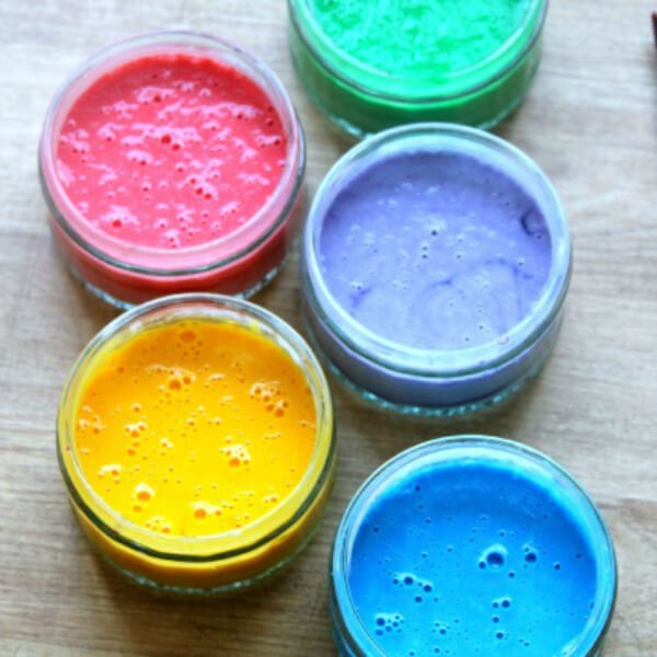 Super Quick Window Paint Art Activity For Kindergartners - Inspiration for little ones to mix colours