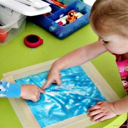 Super Simple Messy Art Activity For Toddlers - Entertaining pursuits and artworks for tots 