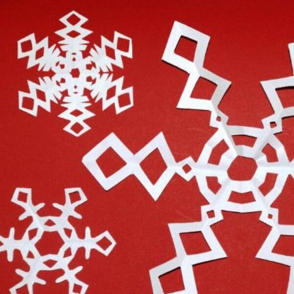 Unique Six-Sided Paper Snowflake Crafts For Kids - Creative Snow-Related Projects For Children