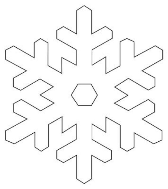 Very Easy Snowflake Drawing Art Idea On Paper - Making Easy Paper Snowflakes - Step-by-Step Directions 