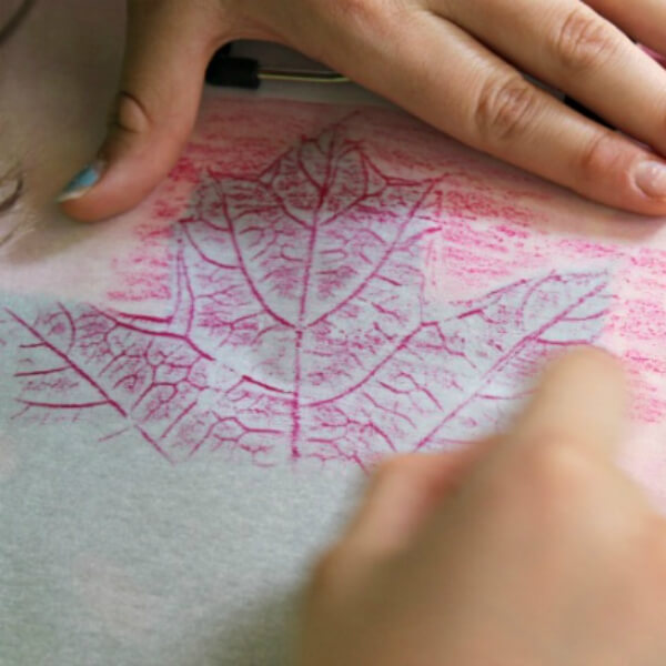 Very Simple Leaf Rubbing Art Activity For Toddlers - Easy Leafy Art Projects For 5-7-Year-Olds 
