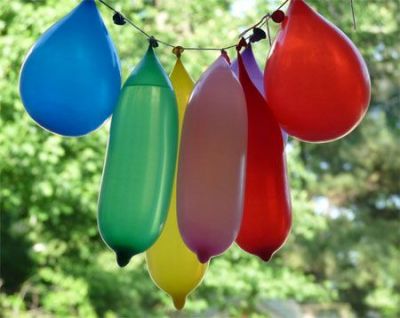 Water Balloons Playing Activity For Kindergartners - Making your own water-based activities for children