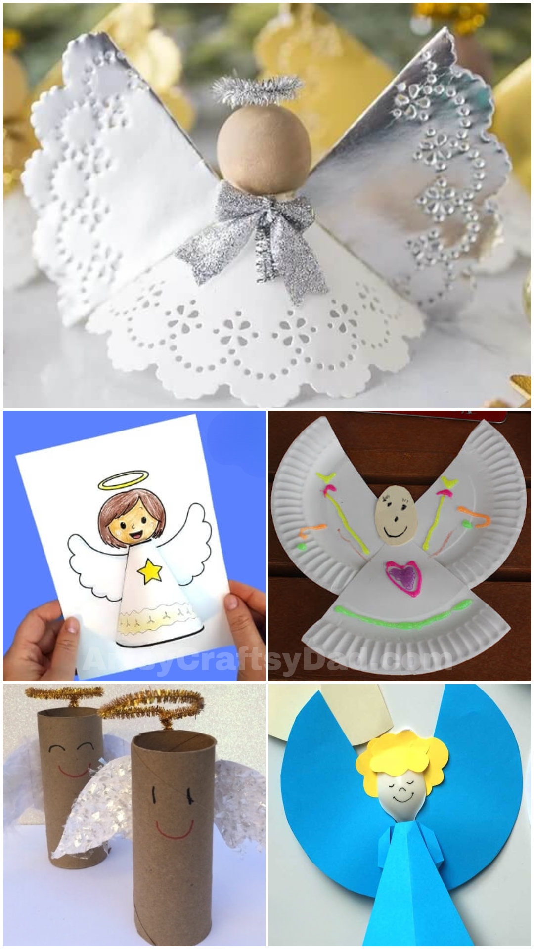 Angel Crafts Kids Can Make at Christmas