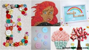 Button Art Ideas for Wall Decor