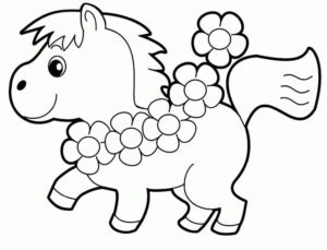 Cute Unicorn Drawing Art Idea For Kindergartners