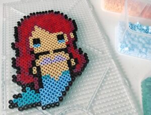 Disney Mermaid Inspired - Lovely Perler Bead Pattern Craft Idea For Kids