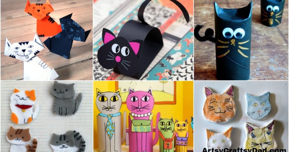 Purrfectly cute cat craft using air drying clay - NurtureStore
