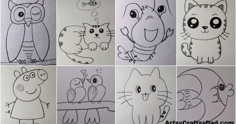 Easy Pencil Drawings for Kids