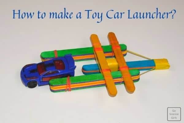 Easy To Make Toy Car Launcher Craft Using Popsicle Sticks, Current Tape & Rubber Bands - Crafting a Vehicle Out of Popsicle Sticks 