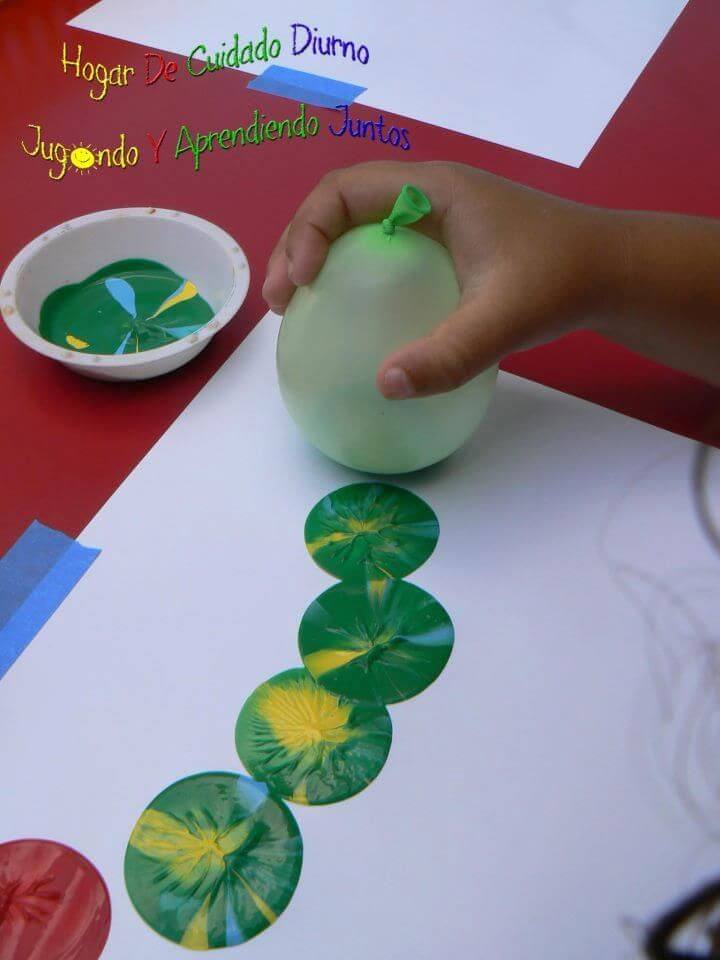 Fun Balloon Stamp Art Activity For Preschoolers - Inventive ideas for decorating balloons
