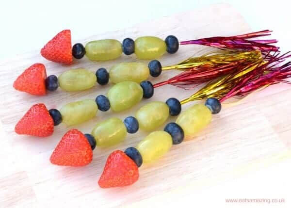 Fun To Make Fruit Rockets Party Recipe For Bonfire Night - Making Sweet and Refreshing Recipes With Little Ones