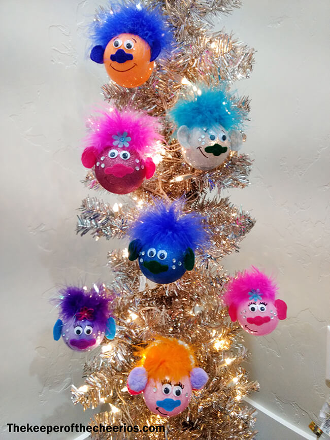 Funny Trolls Christmas Ornaments Crafts For Kids - Easy Ways to Create Artistic Accessories for Children 