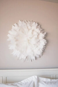 Gorgeous African Juju Hat Feather Craft Idea For Home Decor