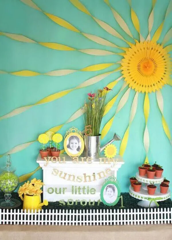 Gorgeous Sunshine Crepe Paper Decoration Idea For Parties - Helpful tips for utilizing crepe paper for decorations