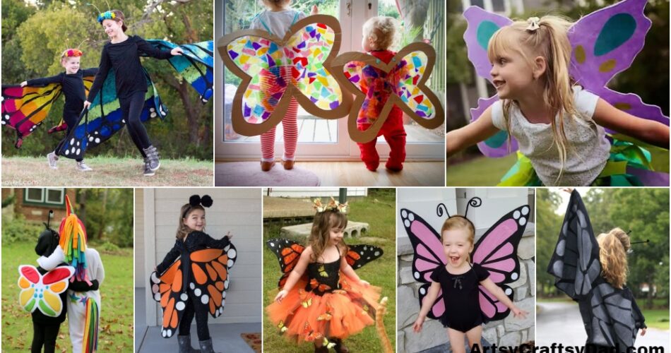 Handmade Butterfly Costumes for Kids