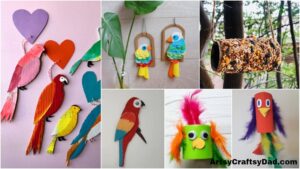 How to Make Parrot Cardboard Crafts