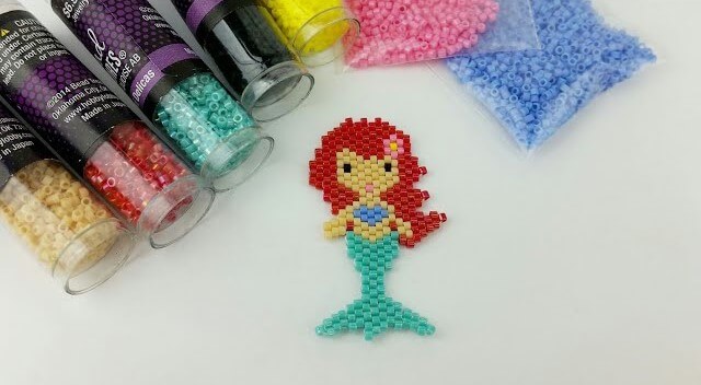 Little Perler Beads Mermaid Craft Tutorial With Step By Step Instructions - Assemble Mermaid Perler Beads for Youngsters