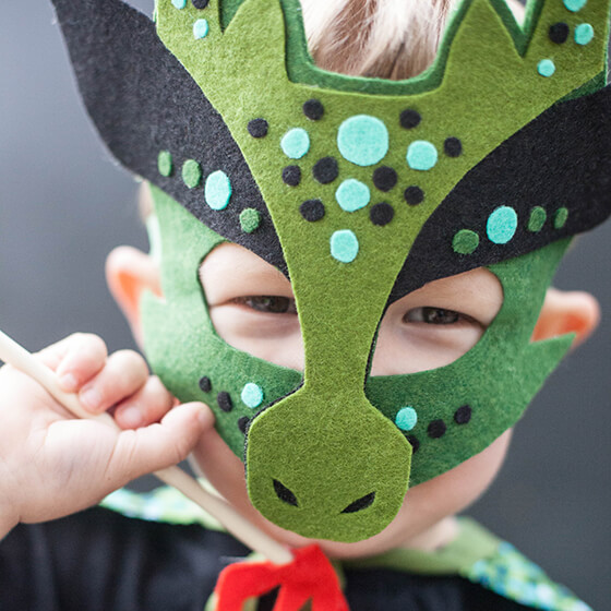 No Sew Dragon Mask To Make At Home - Forming a Dragon Costume inside the dwelling